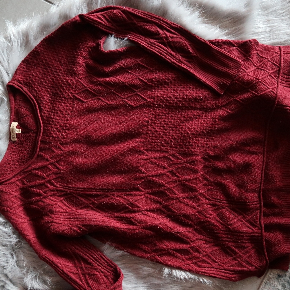 Red sweater